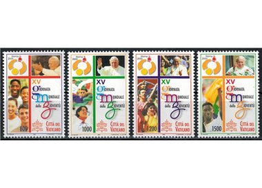 VATICANO 2000 Giornata mondiale della gioventù 4v MNH**