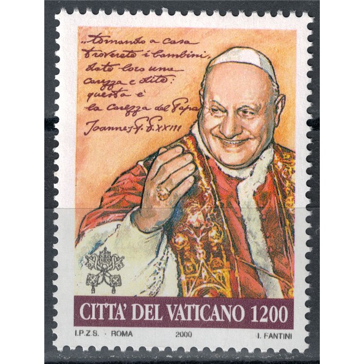 VATICANO 2000 Beatificazione di Papa Giovanni XXIII MNH**
