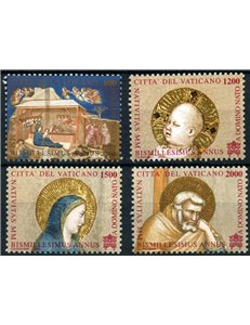 VATICANO 2000 Natale 4v MNH**
