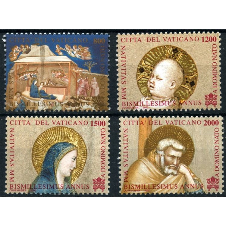 VATICAN 2000 Christmas 4v MNH**
