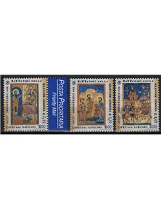 VATICAN 2001 Baptism of the Armenian Nation 3v MNH**