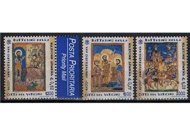VATICAN 2001 Baptism of the Armenian Nation 3v MNH**