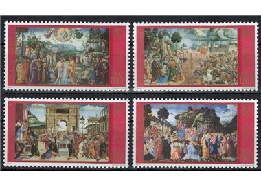 VATICANO 2001 Cappella Sistina 4v MNH**