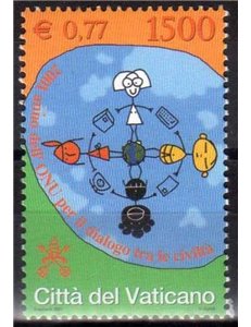 VATICANO 2001 Anno dell'ONU MNH**