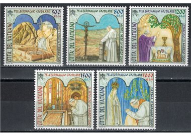 VATICAN 2001 Jubilee Pilgrimages 5v MNH**