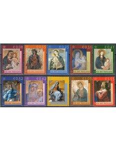 VATICAN 2002 Madonna in the Vatican Basilica 10v MNH**