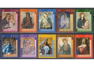 VATICAN 2002 Madonna in the Vatican Basilica 10v MNH**