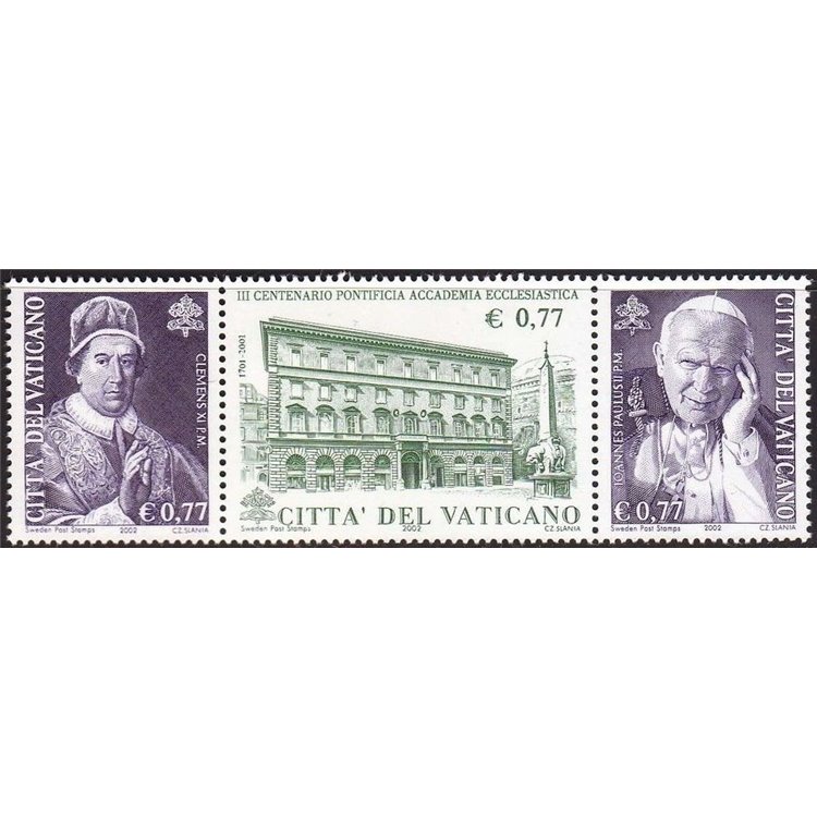 VATICAN 2002 Pontifical Ecclesiastical Academy 3v MNH**