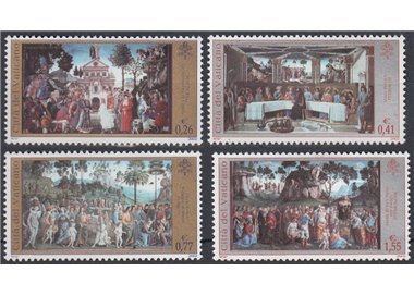 VATICANO 2002 Cappella Sistina 4v MNH**