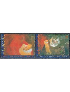 VATICANO 2002 Europa 2v MNH**