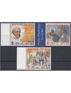 VATICAN 2002 Pope Leo IX 3v MNH**