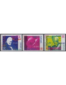 VATICANO 2002 Viaggi di Giovanni Paolo II 3v MNH**