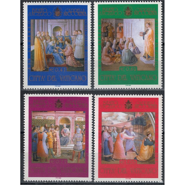 VATICAN 2003 Chapel of Nicholas V 4v MNH**