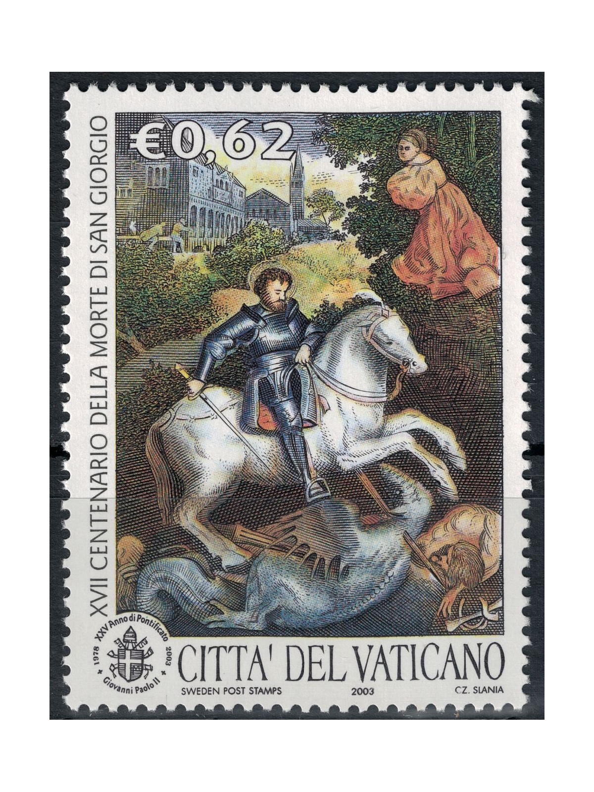 VATICANO 2003 San Giorgio MNH**
