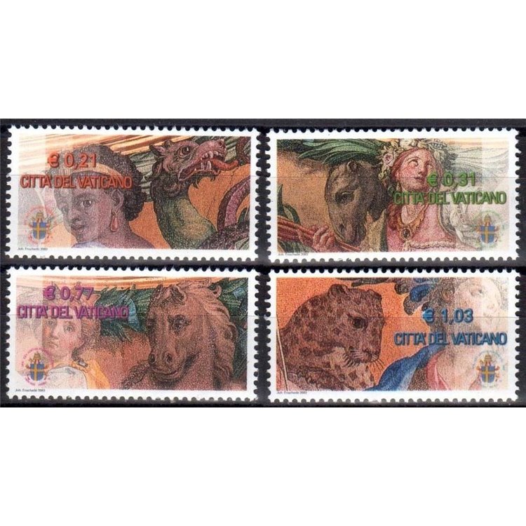 VATICANO 2003 Animali in San Pietro, mosaici 4v MNH**