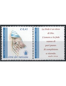 VATICANO 2003 Madre Teresa MNH**