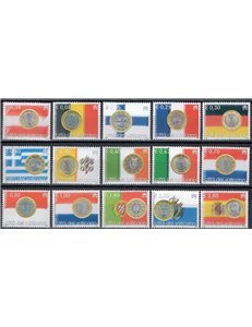 VATICAN 2004 European coin 15v MNH**