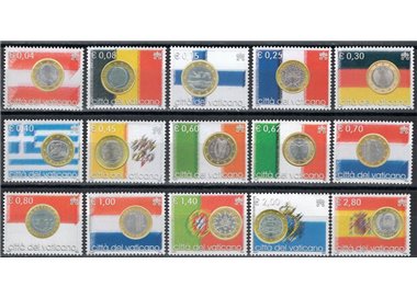 VATICAN 2004 European coin 15v MNH**