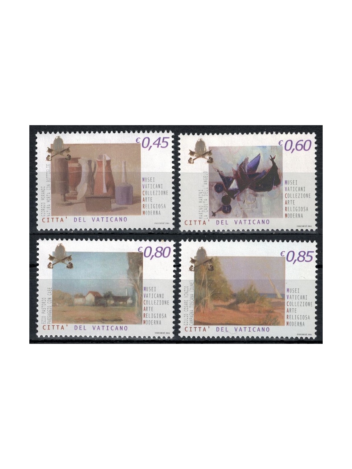 VATICANO 2004 Musei Vaticani 4v MNH**