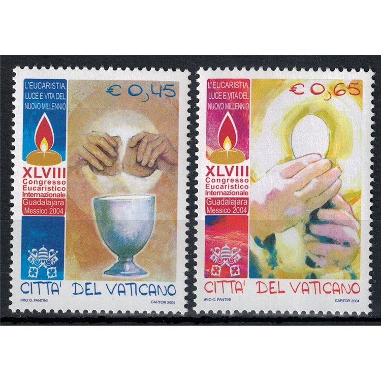 VATICAN 2004 International Eucharistic Congress 2nd edition MNH**