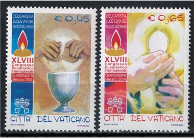 VATICAN 2004 International Eucharistic Congress 2nd edition MNH**