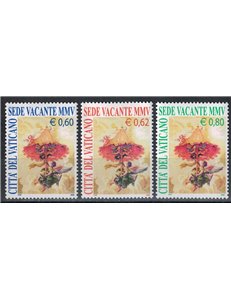 VATICANO 2005 Sede Vacante 3v MNH**