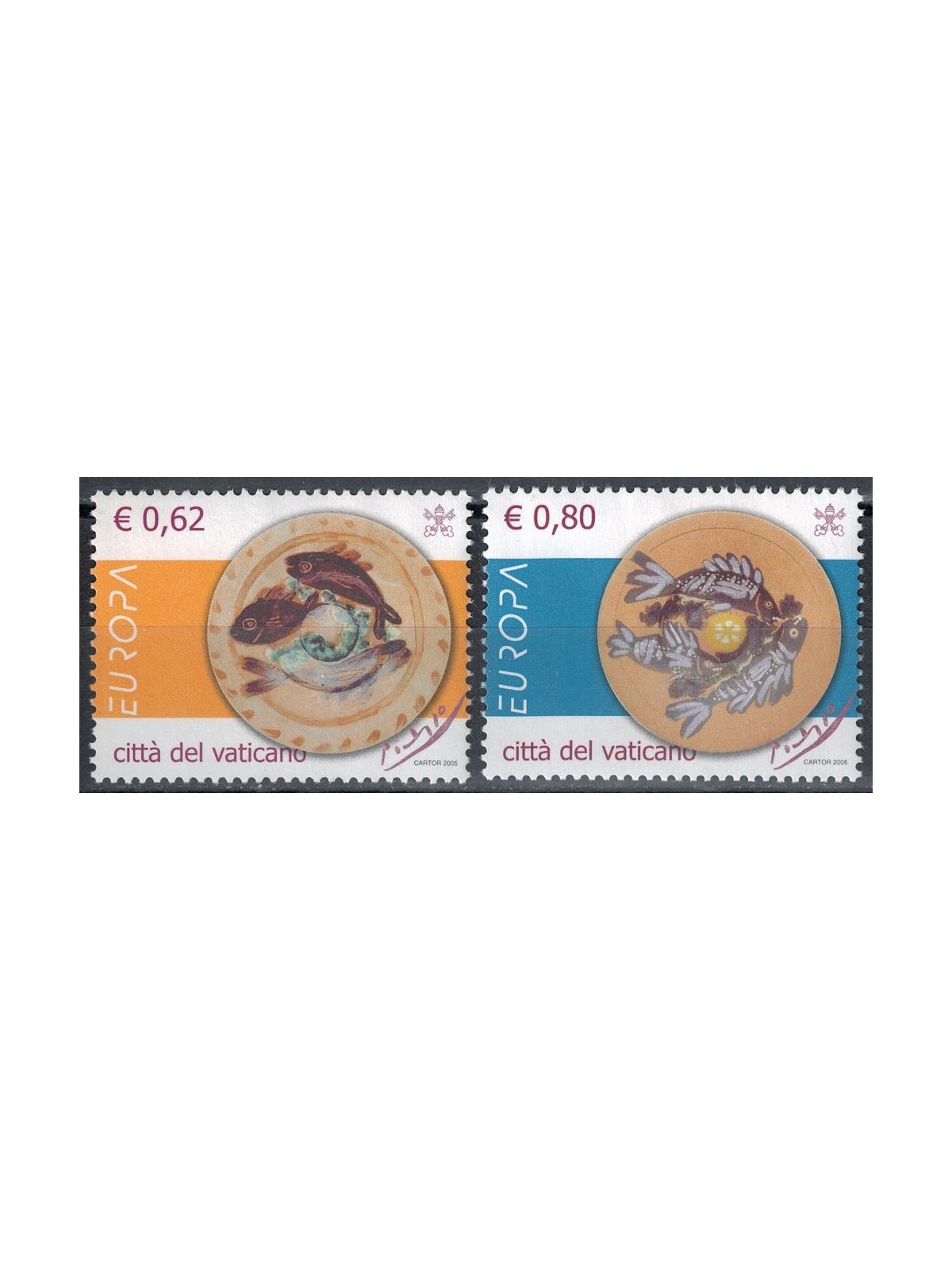 VATICANO 2005 Europa 2v MNH**