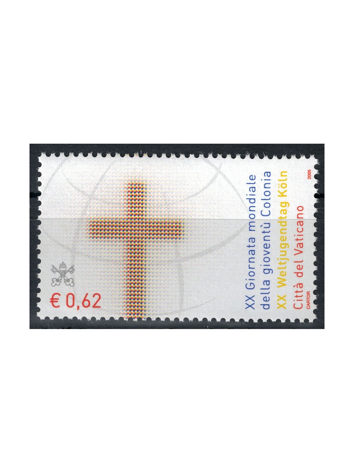 VATICANO 2005 Giornata mondiale della gioventù MNH**