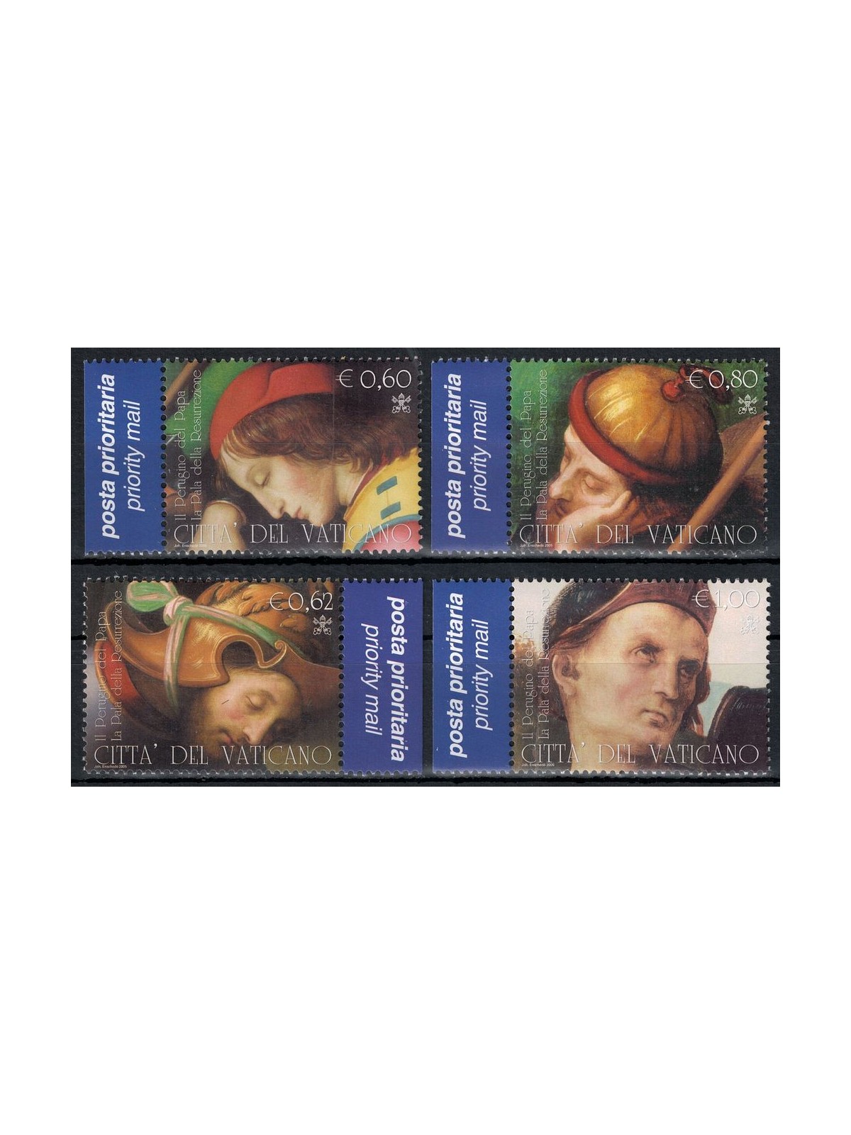 VATICAN 2005 The Pope's Perugino 4v MNH**