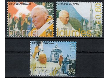 VATICAN 2005 Travels of John Paul II 3v MNH**