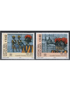 VATICAN 2005 Pontifical Swiss Guard 2v MNH**
