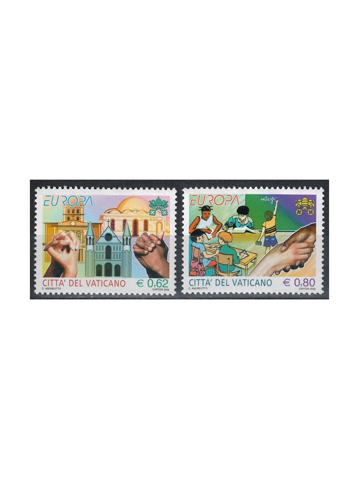 VATICAN 2006 Europe 2v MNH**