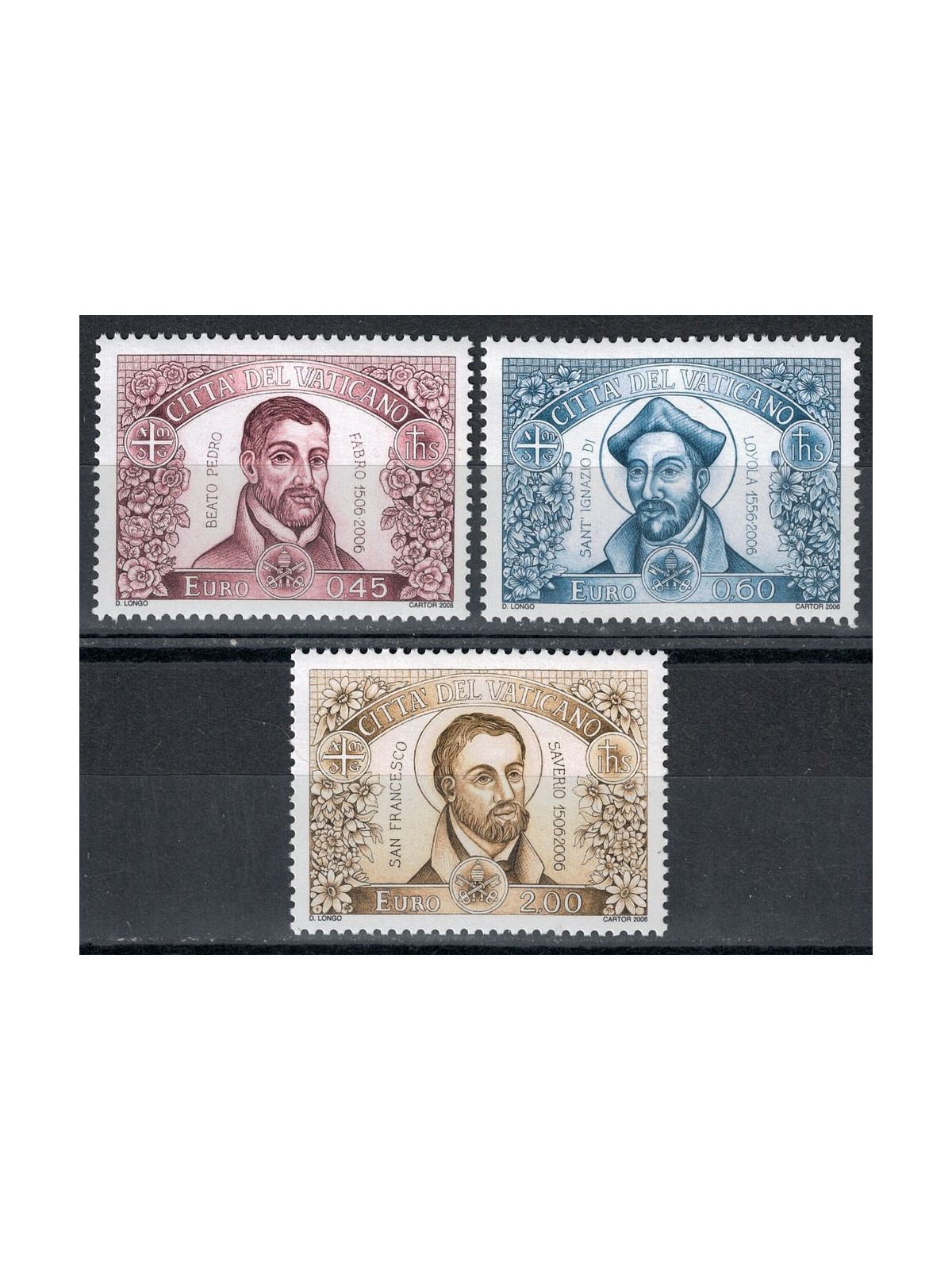 VATICAN 2006 Jubilee, Saints and Blesseds 3v MNH**