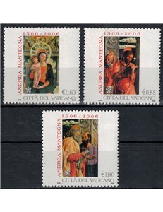VATICAN 2006 Andrea Mantegna 3v MNH**