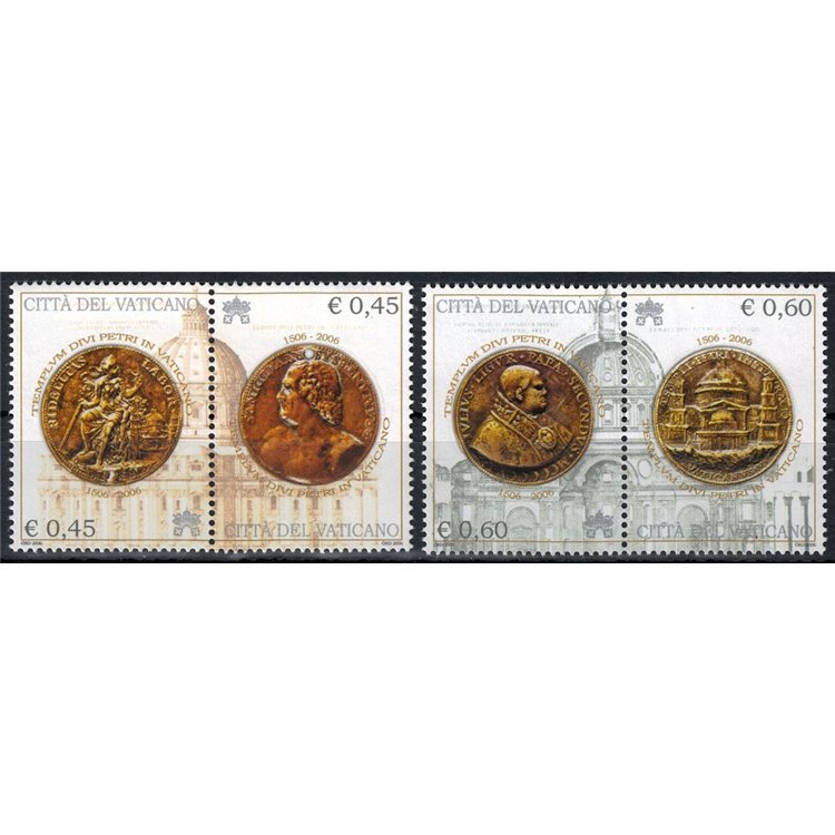 VATICANO 2006 Ristrutturazione di San Pietro 4v MNH**