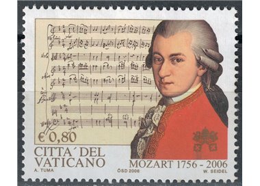 VATICAN 2006 Wolfgang Amadeus Mozart MNH**