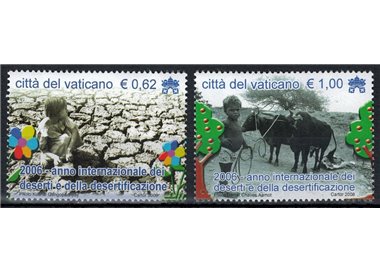 VATICAN 2006 International Year of Deserts 2v MNH**