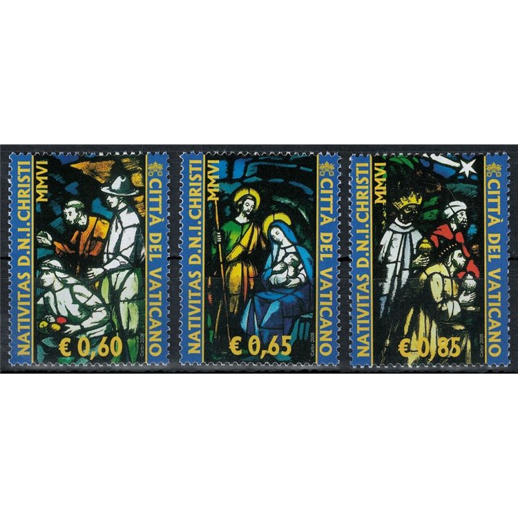 VATICANO 2006 Natale 3v MNH**