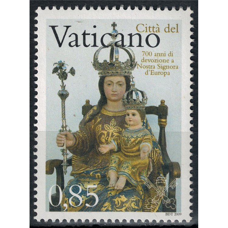 VATICAN 2009 Our Lady of Europe MNH**