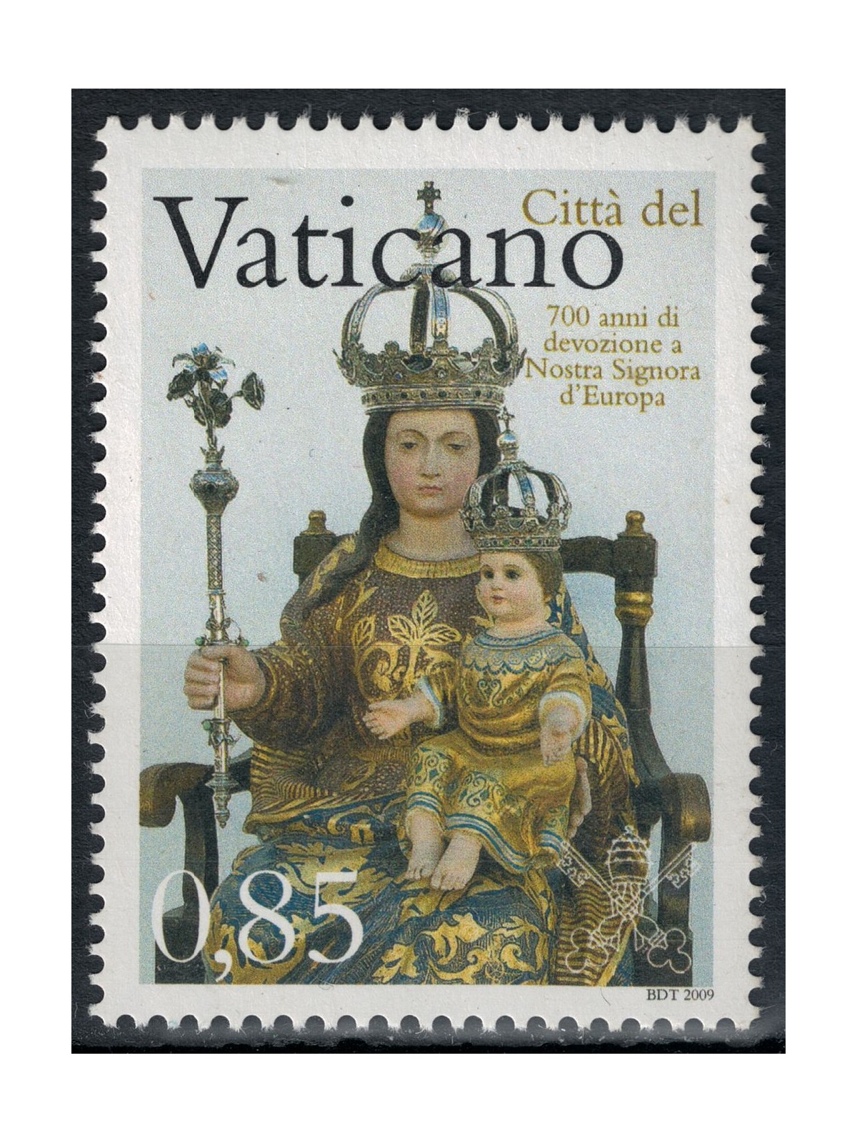 VATICANO 2009 Nostra Signora d'Europa MNH**