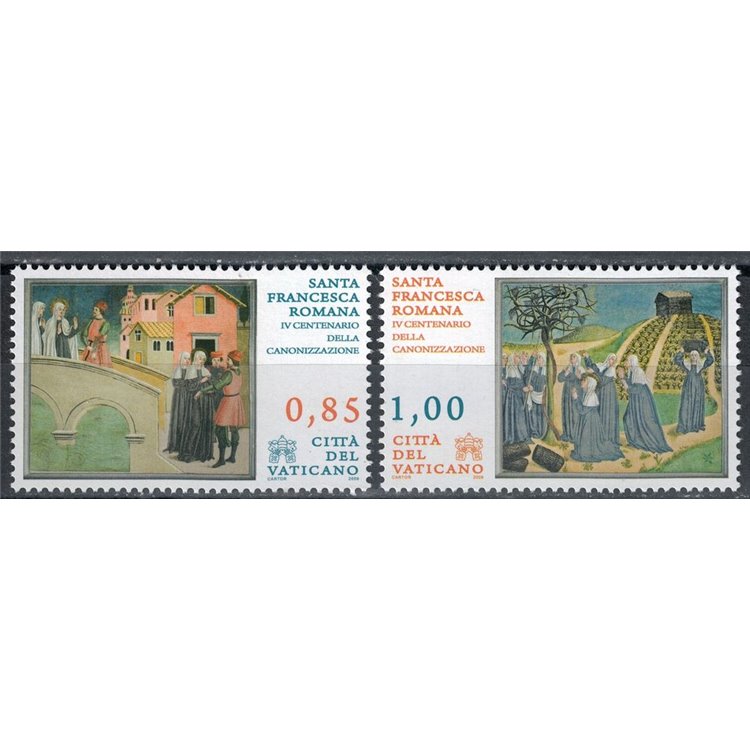 VATICAN 2009 Saint Francesca Romana 2v MNH**