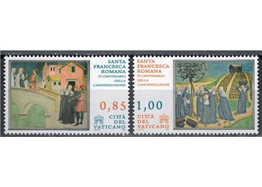 VATICANO 2009 Santa Francesca Romana 2v MNH**