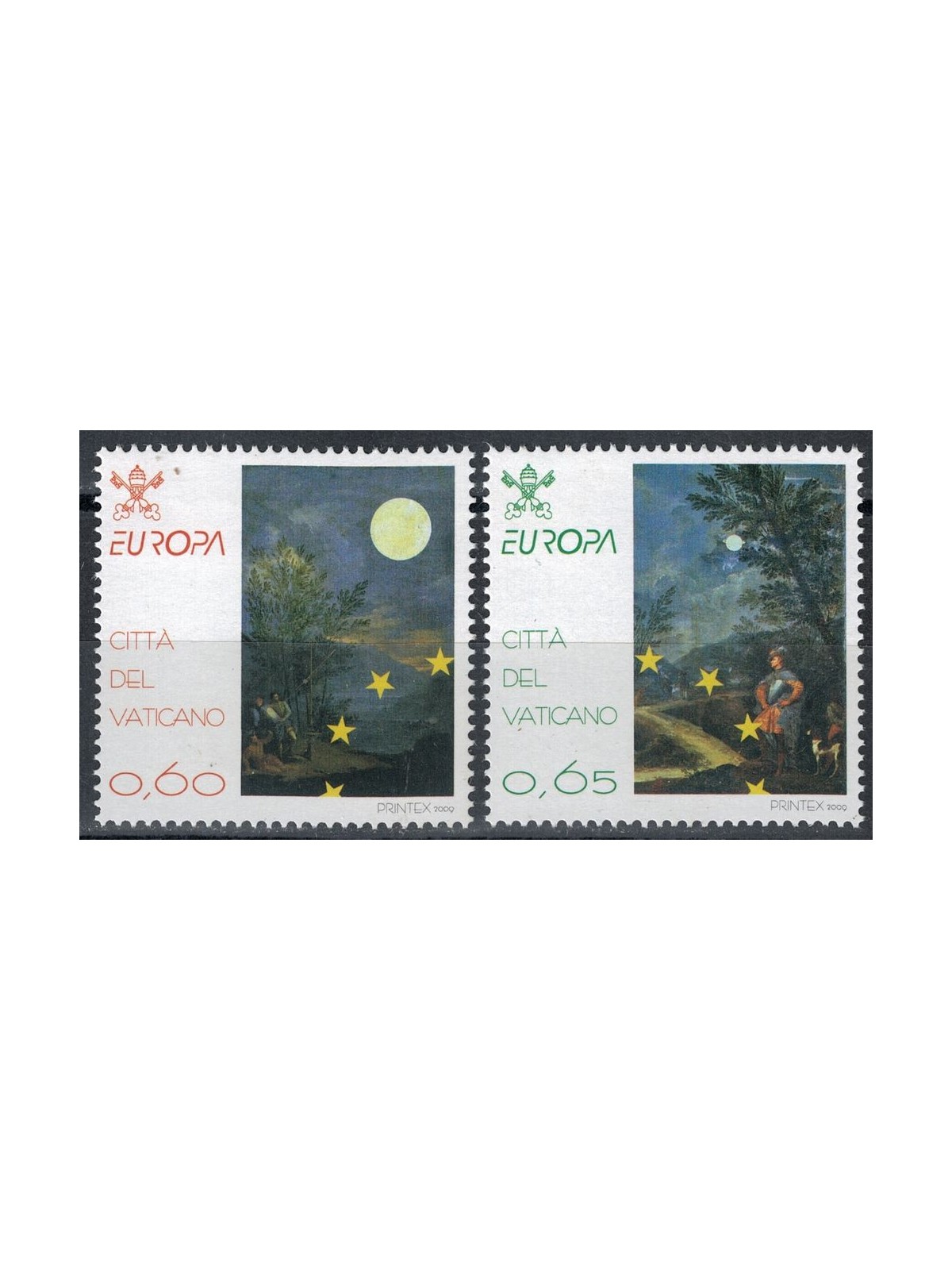 VATICANO 2009 Europa 2v MNH**
