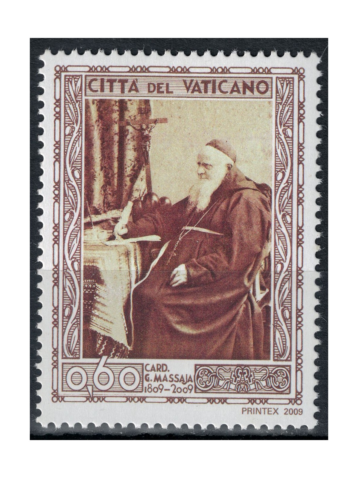 VATICANO 2009 Cardinale Guglielmo Massaja MNH**