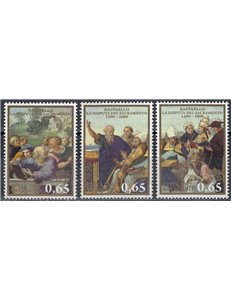 VATICANO 2009 Disputa del Sacramento 3v MNH**
