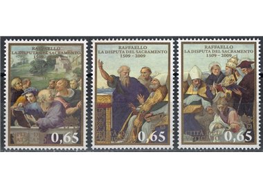 VATICAN 2009 Disputation of the Sacrament 3v MNH**