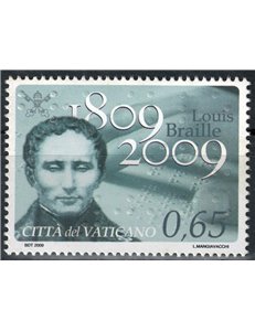 VATICANO 2009 Louis Braille MNH**