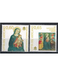 VATICAN 2009 Christmas 2v MNH**