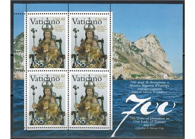 VATICAN 2009 Our Lady of Europe s/s MNH**