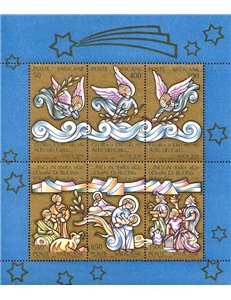 VATICAN 1988 Christmas s/s MNH**